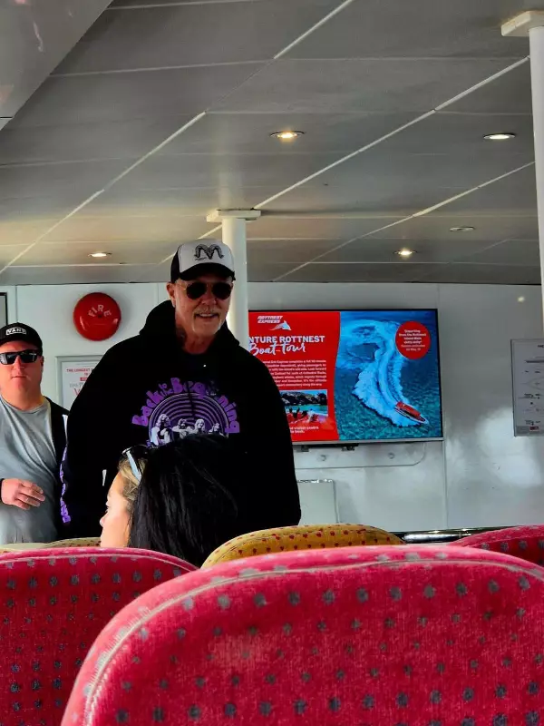 Metallica's James Hetfield Takes Rottnest Island Break Before Perth Stadium Spectacular