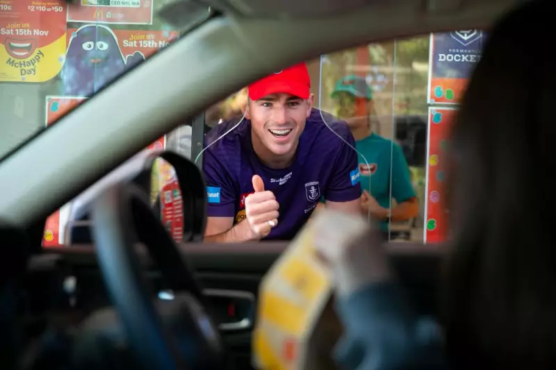Fremantle's Andrew Brayshaw Serves Up Support for McHappy Day 2025