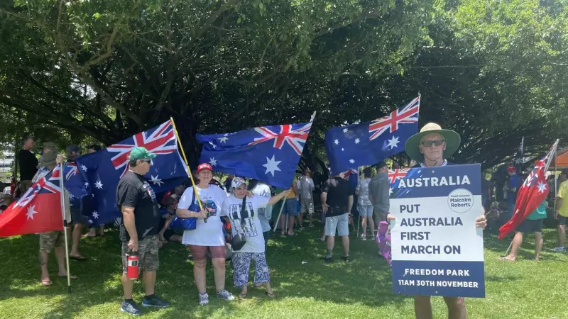 March for Australia: Signs Stolen Rapidly in Cairns Rally