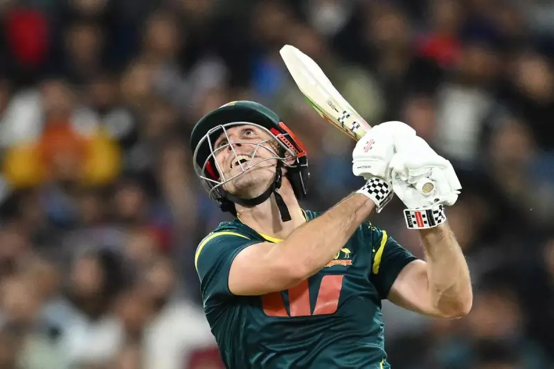 Mitch Marsh's Colossal Six Sends Cricket World Into Frenzy During Australia's T20 Victory Over India