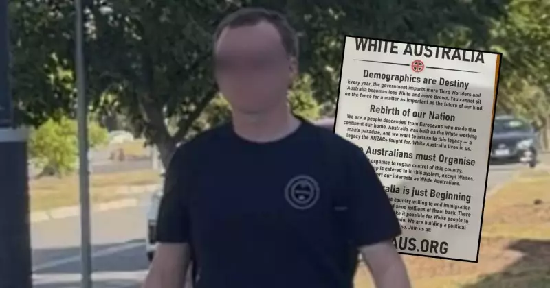 Neo-Nazi 'Bold Enough' to Distribute 'White Australia' Flyers in Canberra