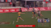 Carlton rookie's fake hamstring celebration stuns AFLW finals