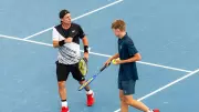 Lleyton Hewitt, 44, & Son Cruz Dominate NSW Open Doubles in 46-Minute Thriller