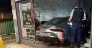 Sports Car Crashes into Wollongong Business: Police Investigate