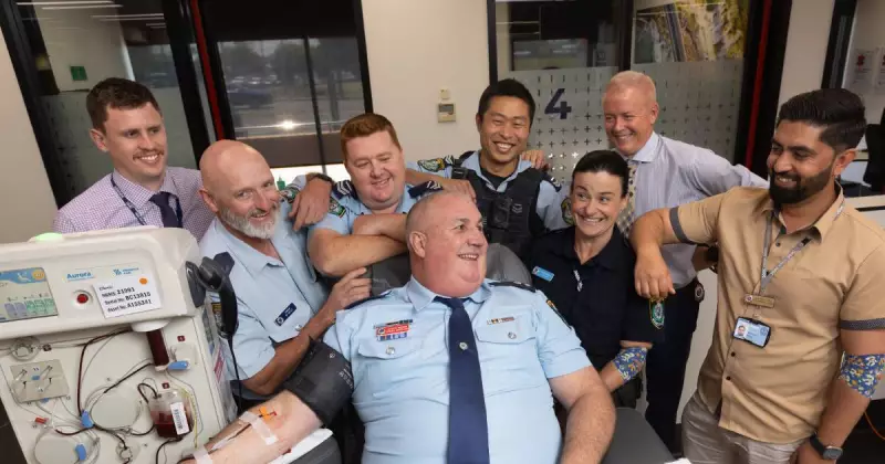 How a Near-Fatal Stabbing Inspired a National Police Blood Drive in Australia