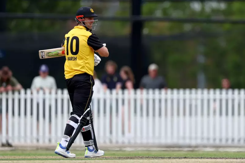 Mitch Marsh fumes at dismissal in WA cricket return, out for 17