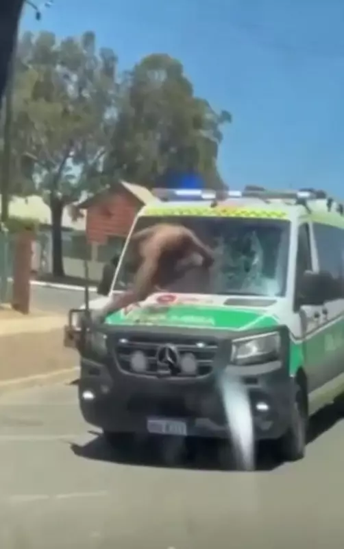WA Police Apologises to St John WA After Naked Man's Ambulance Attack