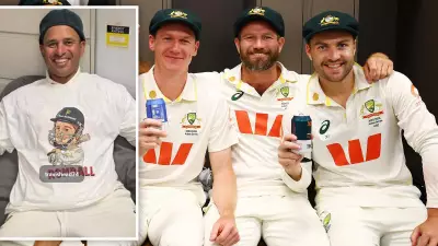 Australia Seals Ashes Series Victory in Adelaide, Celebrates with 'Ronball' Tribute