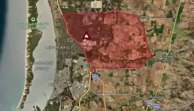 Bushfire Emergency: 'Too Late to Leave' Warning for Leschenault, Brunswick, Wellesley