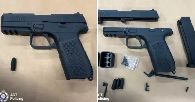 Canberra man arrested on Boxing Day over loaded 3D-printed firearm