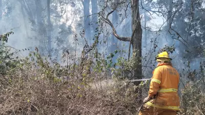 Far North Queensland firefighters battle vegetation fires amid heatwave