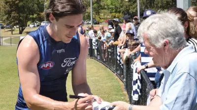 Geelong Cats Open Training Session Draws Fans to GMHBA Stadium