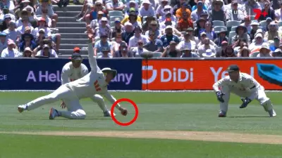 Labuschagne's 'outrageous' one-handed screamer stuns Ashes Test