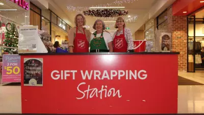 Salvos Volunteers Share Heartwarming Tales from Townsville's Gift-Wrapping Hub
