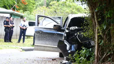 Teen driver flees Mooroobool crash scene, leaves friend fighting for life