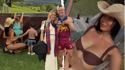 Tess Crosley's husband missing from Christmas snaps amid Neale marriage drama