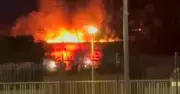 35 Firefighters Battle 'Glowing Red' Factory Blaze in Unanderra