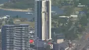 91 Campers Displaced on Gold Coast as Damaged Crane Dangles Over Caravan Park