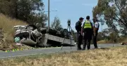 Head-On Crash Closes Gungahlin Drive Exit Ramp in Kaleen