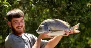 Lake Macquarie teen reels in 'once-in-a-lifetime' 55cm monster bream