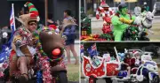 Record 14,000 Bikers Transform Newcastle for 48th Annual Toy Run