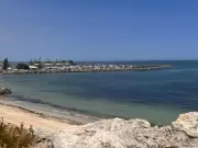 Work Begins on 340m Shark Barrier at Fremantle's Bathers Beach