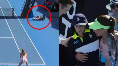 Australian Open Match Halted After Ball Kid Collapses, Players Rush to Aid