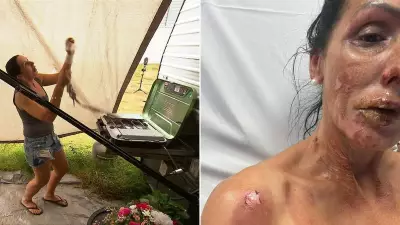 Christmas BBQ Explosion Leaves Redcliffe Mum with Serious Burns, Searches for Hero