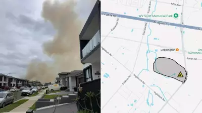 Fast-Moving Fire Threatens Homes in Sydney's South-West, 16 Hectares Burnt