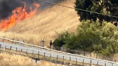 Fast-moving grass fire disrupts Geelong Ring Road traffic
