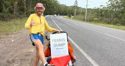 ‘Ferris Gump’ Runs 2000km Sydney to Cairns in Thongs, Inspiring Aussies