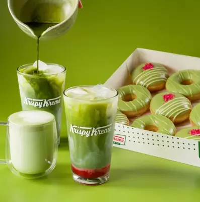 Krispy Kreme Launches Limited Matcha Range, Fuelling Australia's Green Tea Craze
