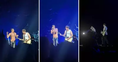 Newcastle guitarist plays Yungblud song upside down on stage in Sydney