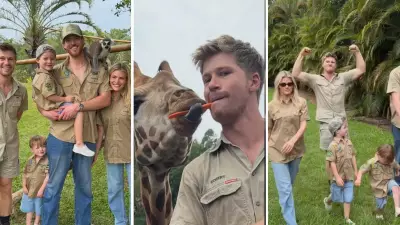 Robert Irwin Reunites with DWTS Partner Witney Carson at Australia Zoo