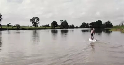 SUP Adventurer Paddles 470km Hunter River, Reveals Microplastic Threat
