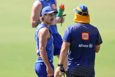 West Coast's Liam Baker in AFL Origin fitness race as Elliot Yeo ramps up