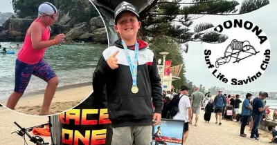 Woonona's Lone Nine-Year-Old Nippers Champion Swims to Gold at Manly Nationals