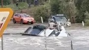 Couple's 4WD Swept Off Laura River Causeway in Cape York Flood Drama