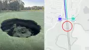 Massive Sinkhole Opens Above North East Link Tunnel in Melbourne