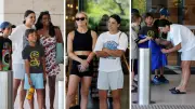 Sam Kerr and Kristie Mewis Check Out of Perth's Crown Towers Post-Wedding