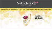 Win a $2,200 Soklich & Co. Ring for Valentine's Day in Perth