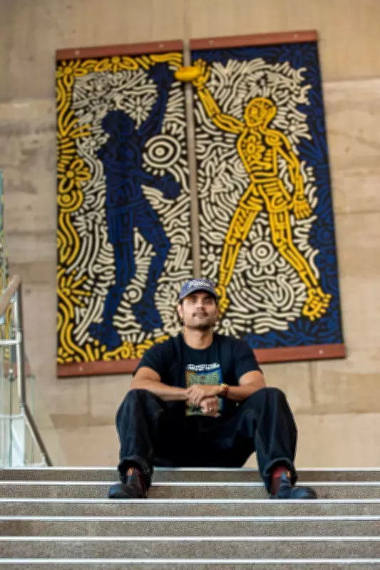 AFL Origin Mural at Optus Stadium Celebrates WA-Victoria Rivalry