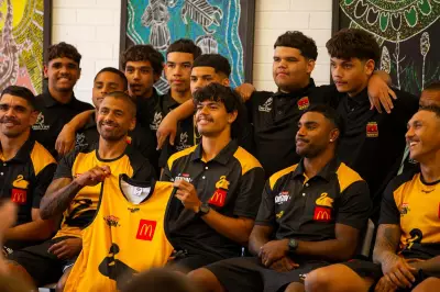 AFL Origin Stars Visit Perth High School Ahead of Historic State Clash