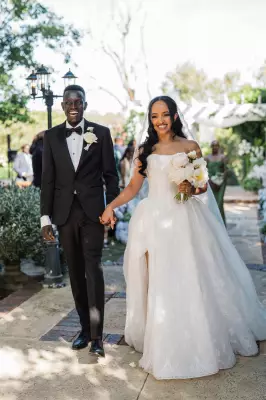 Olympian Peter Bol and Mahtut Yaynu's Intimate Garden Wedding in Perth Hills