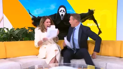 Sunrise Hosts Scared by Masked Intruder in Hilarious On-Air Prank
