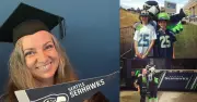Hunter Seahawks Fan Julia Rule's Super Bowl Connection from Seattle to Warners Bay