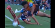 Tigers Winger's Crazy Put-Down Secures Try of the Year in NRL Trial