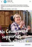WA Disability Provider Faces Questions Over Anti-Collingwood AFL Social Media Post