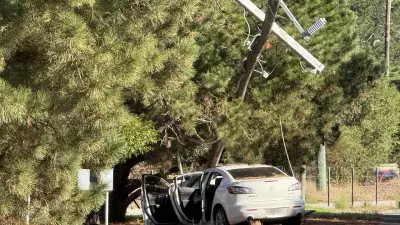 Emergency Services Respond to Single-Car Accident in Drysdale