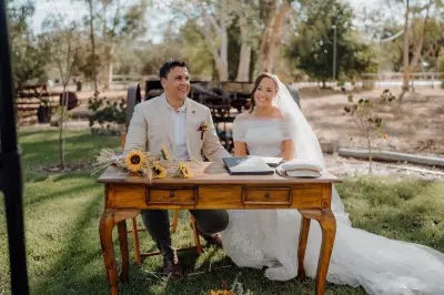 From Bridal Party to Bride and Groom: Perth Couple's Wedding Journey